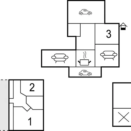Сasa de vacaciones Three-bedroom In *